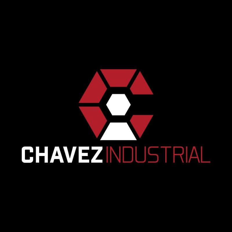 Official Branding for Chavez Industrial designed by RoxxiStudios™ - a full service branding company.