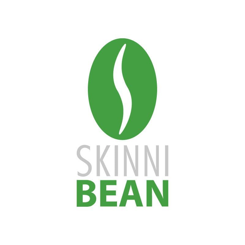 Official Branding for SkinnieBean Coffee designed by RoxxiStudios